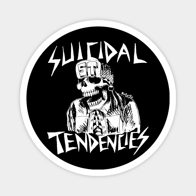 suicidal tendencies skull vintage Magnet by japan play